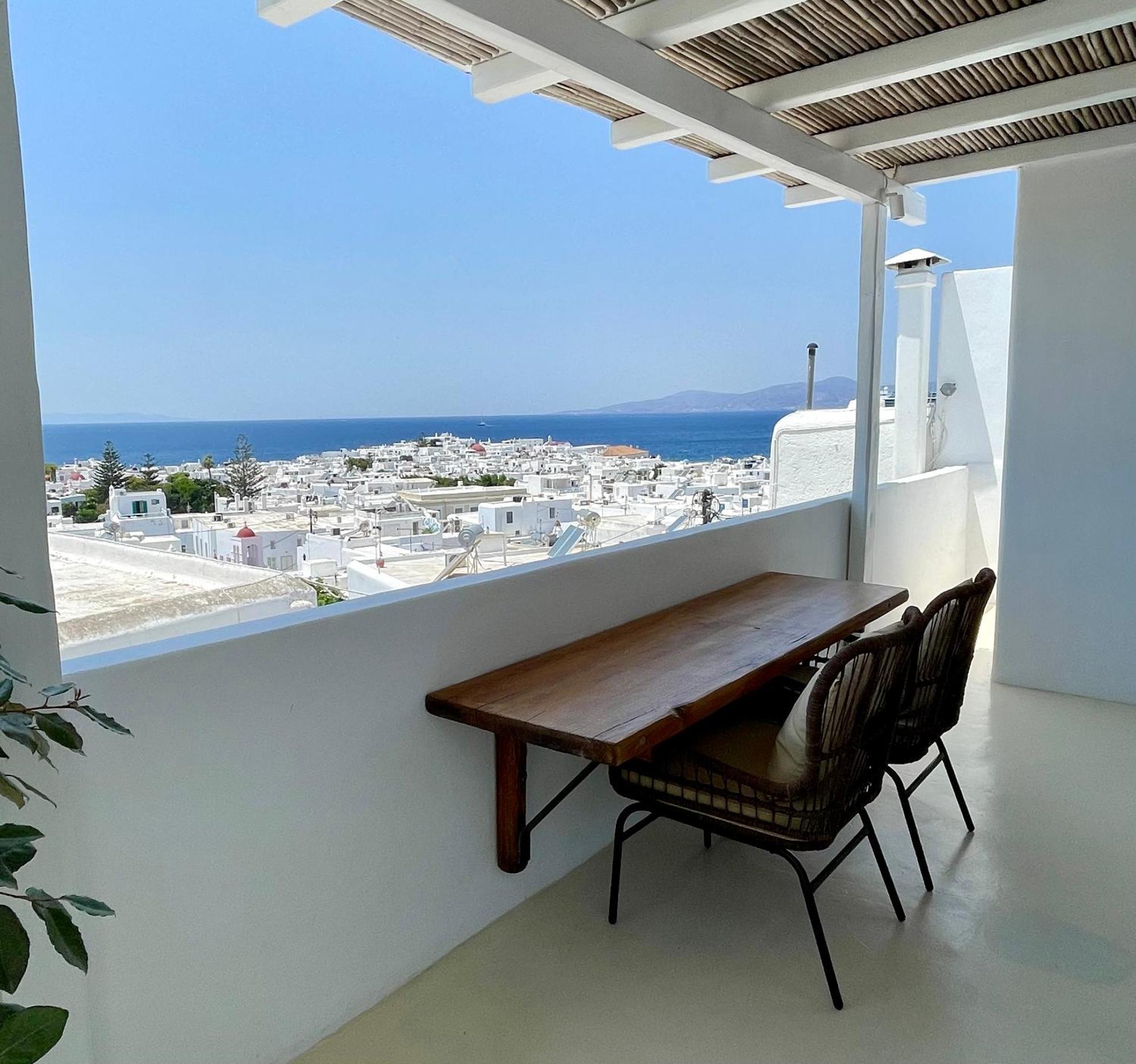 Mykonian Starling - Town N' Sunset View Apartment Mykonos Town المظهر الخارجي الصورة