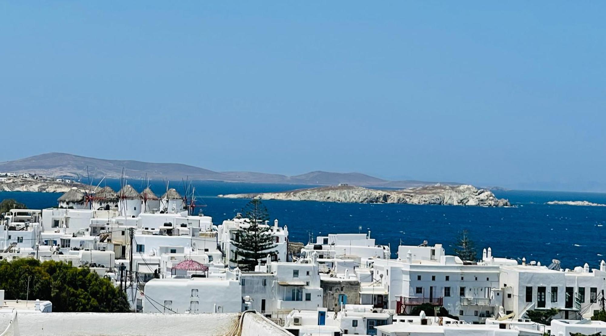 Mykonian Starling - Town N' Sunset View Apartment Mykonos Town المظهر الخارجي الصورة