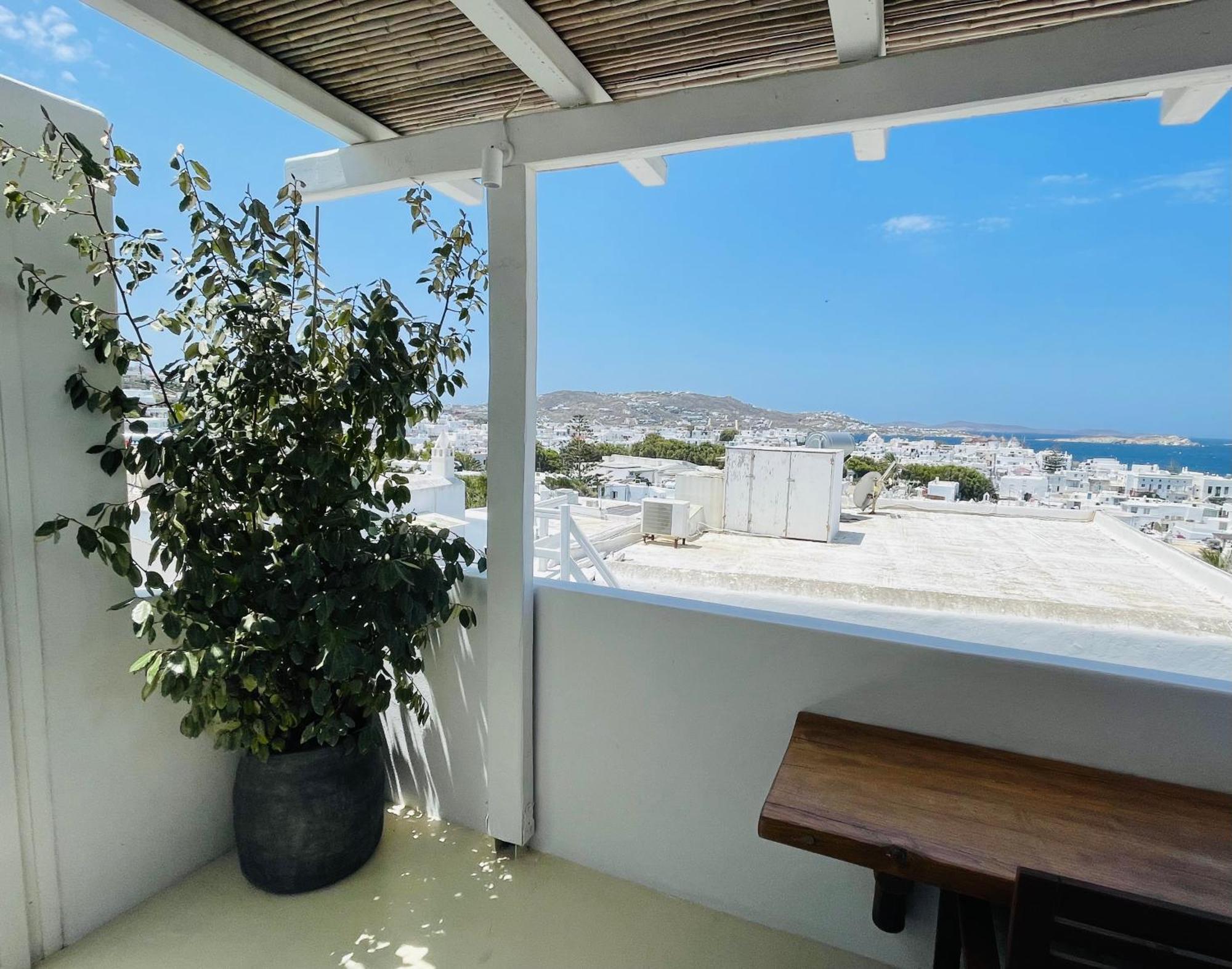 Mykonian Starling - Town N' Sunset View Apartment Mykonos Town المظهر الخارجي الصورة