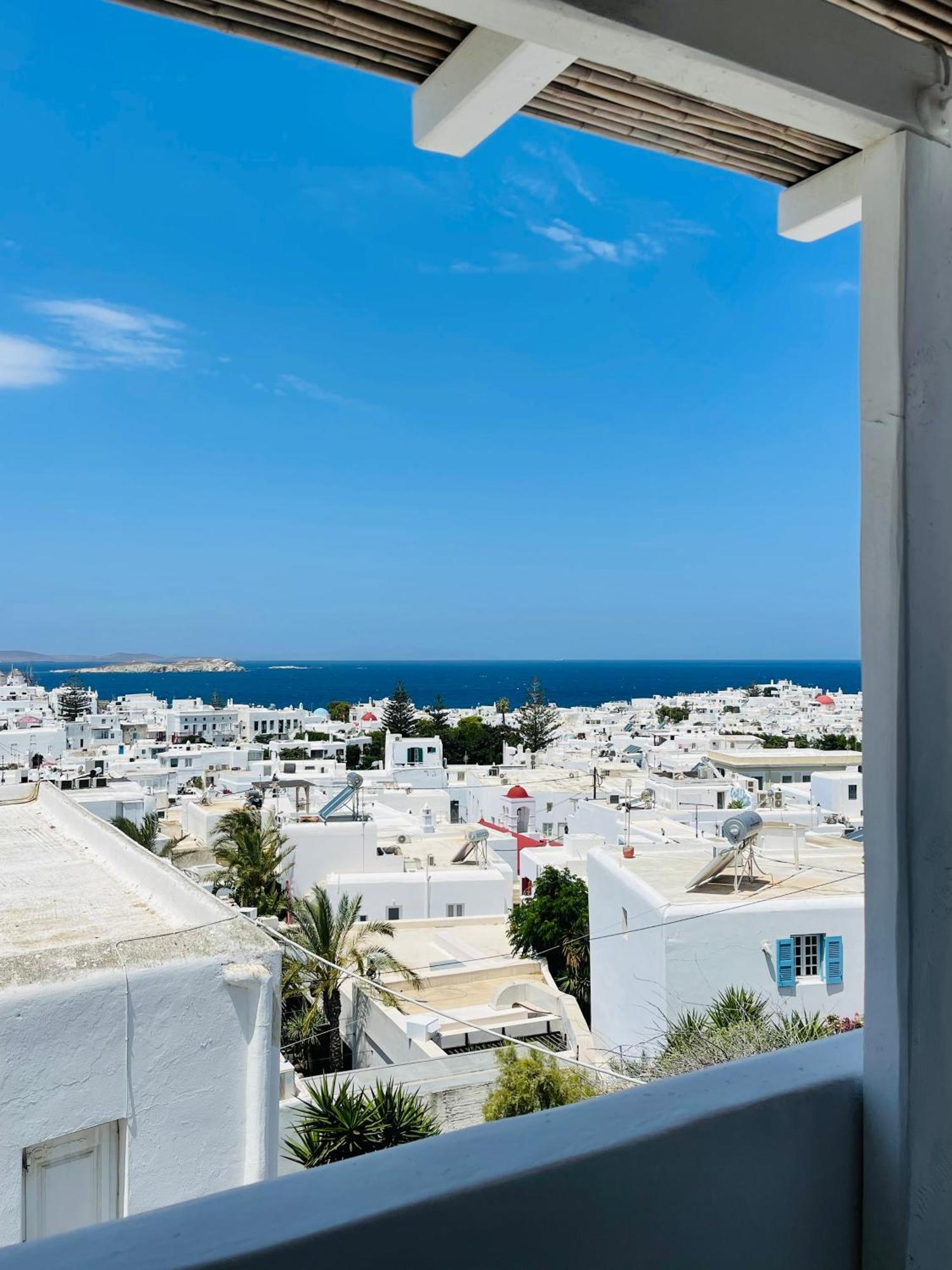 Mykonian Starling - Town N' Sunset View Apartment Mykonos Town المظهر الخارجي الصورة